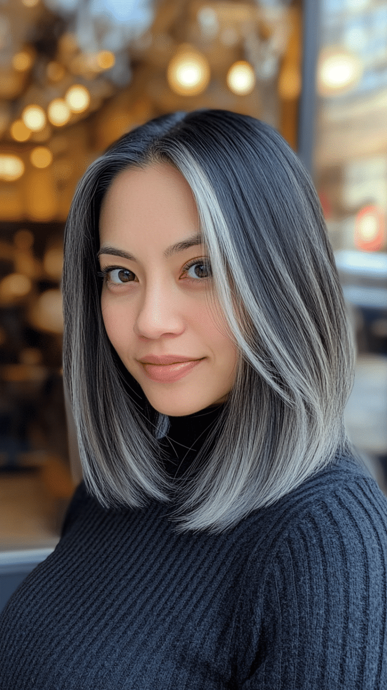 26 Black and Gray Hair Color Ideas That Suit Any Skin Tone