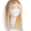 DSC02301-a long bob with fringe human wig - 16" platinum blonde.