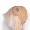 DSC02310-a long bob with fringe human wig - 16" platinum blonde.