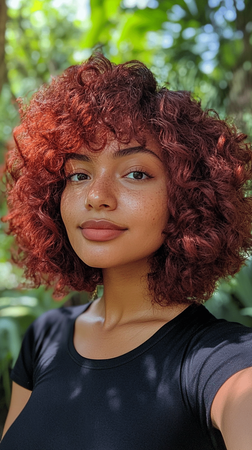 21 Ways to Rock Dark Brown Hair With Red Tint for a Unique Style
