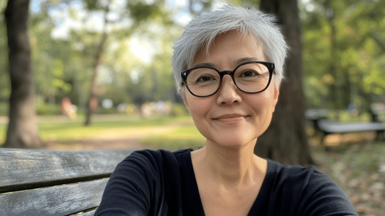 Short Haircuts for Women Over 60 with Glasses