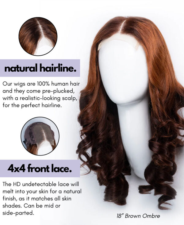 wigsPDPinfographics-03_a3440087-d1ea-4d64-b6cb-9e27c549e29b front lace human wig - 16" curly brown with highlights.