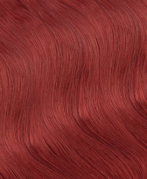 invisible clip-in hair extensions #130 copper. - 16" / Classic