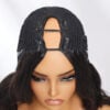 Sunber Luxury Density Body Wave U Part Wig Glueless Human Hair Wigs - 18 / 150%