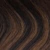 invisible clip-in hair extensions #1c-4 mocha balayage. - 24" / Classic