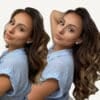 clip-in hair extensions #2-6 light ombre. - 14" / Classic