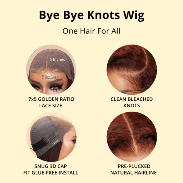 231009-4_87d5a19b-75dc-42d9-bdf5-a925bc8ed1b1 BOGO Sunber Pre-Cut Lace Reddish Brown Curly Quick & Easy Installation Glueless Wigs - 24 / 13*4 Pre Everything / With Baby Hair