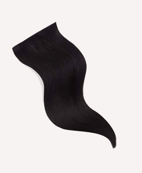 clip-in volumizer #1b natural black. - 20" / 1 x Extra-large weft