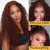 33bpreeverythinglacefrontwig_35bacf21-ddb4-4102-b2ed-71fe978a1d26 BOGO Sunber Pre-Cut Lace Reddish Brown Curly Quick & Easy Installation Glueless Wigs - 24 / 13*4 Pre Everything / With Baby Hair