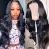 Extra 60% OFF | Sunber Deep Parting 7×5 Bye Bye Knots Pre-Cut Lace Body Wave Wig Human Hair - 20 / 7*5 Bye Bye Knots 180% Density