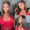 Byk_bob_lace_wig_01_bed733bb-155f-4e85-9ef8-32610dad34d1 Sunber 0 Off Blunt Cut Bob Pre-Cut Lace Wigs 7x5 Lace Closure Human Hair Wig Pre-plucked - 16 / 5*5 BlendAway™ HD Lace-180%