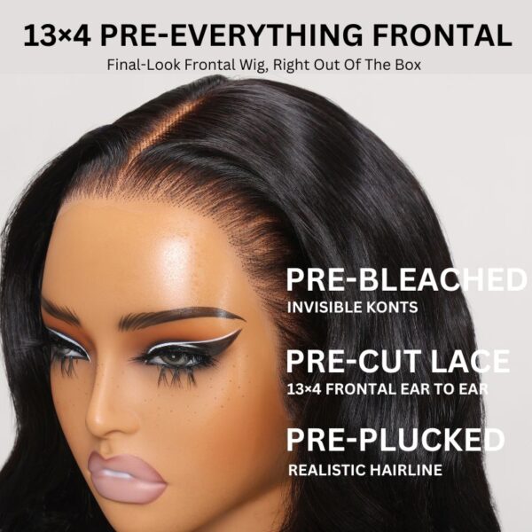 Extra 70% Off |Sunber 4C Kinky Edge Kinky Curly Human Hair Lace Wigs 7x5 Bye Bye Knots - 7×5 Bye Bye Knots / 16