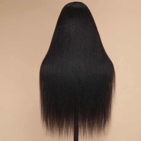 Sunber Yaki Straight 7x5 Bye Bye Knots Lace Grab And Go Closure Wig With Bleach Knots - 24 / 7x5 Bye Bye Knots