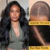 Sunber Yaki Straight 7x5 Bye Bye Knots Lace Grab And Go Closure Wig With Bleach Knots - 24 / 7x5 Bye Bye Knots