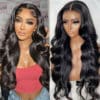 Extra 60% OFF | Sunber Deep Parting 7×5 Bye Bye Knots Pre-Cut Lace Body Wave Wig Human Hair - 20 / 7*5 Bye Bye Knots 180% Density