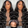 Extra 50% OFF | Sunber Deep Parting 7×5 Bye Bye Knots Pre-Cut Lace Body Wave Wig Human Hair - 13*4 Pre Everything / With Baby Hair / 14