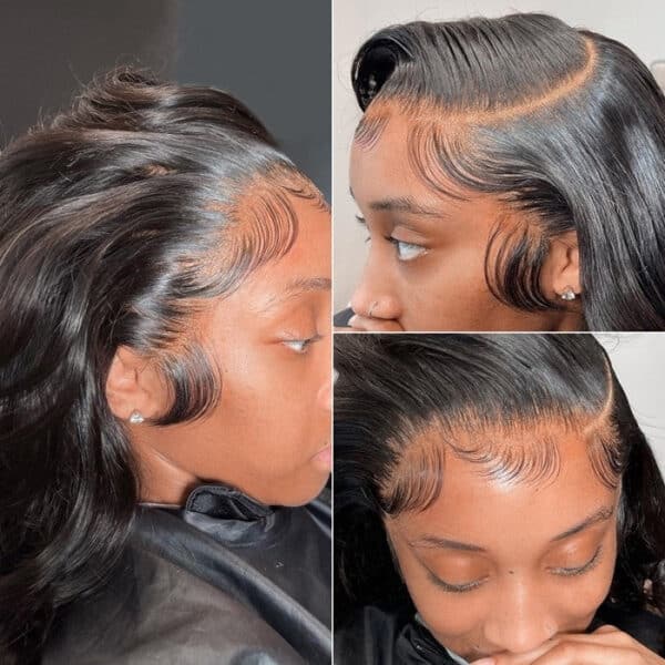 Extra 60% OFF | Sunber Deep Parting 7×5 Bye Bye Knots Pre-Cut Lace Body Wave Wig Human Hair - 20 / 7*5 Bye Bye Knots 180% Density