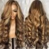 cbf156cd-22bf-443f-becc-2274efed4cf9_f521e5da-5f65-4994-b7be-3cdde59e5af1 Extra 70% OFF| Sunber Body Wave Honey Blonde Highlights 6x4.75 Pre-Cut Lace Closure Human Hair Wig - 20 / 7x5 Bye Bye Knots-180% Density