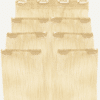 set-60-new clip-in hair extensions #60 platinum blonde. - 28" / Extra Volume