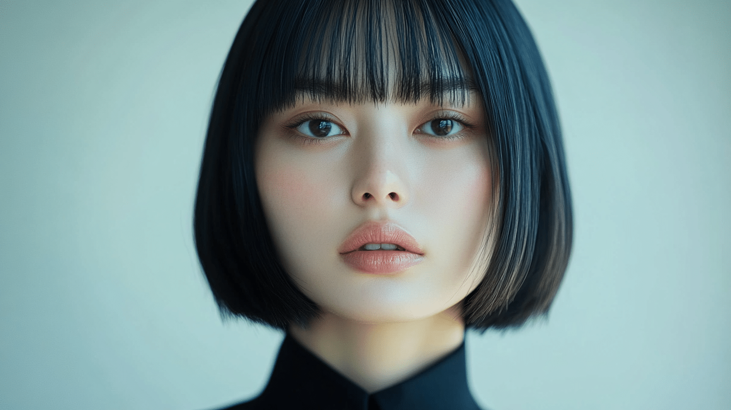 short bob hairstyles with fringe