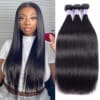 straight_3bundles_02 Sunber Hair Thick Brazilian Straight 3 Bundles Hair Weave With Remy Human Hair Extensions - 24(1 PIC)
