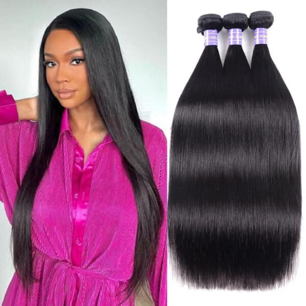 straight_3bundles_0295a1cf-e4e7-42e0-85b5-8ff6b6042a65 Sunber Hair Thick Brazilian Straight 3 Bundles Hair Weave With Remy Human Hair Extensions - 24(1 PIC)