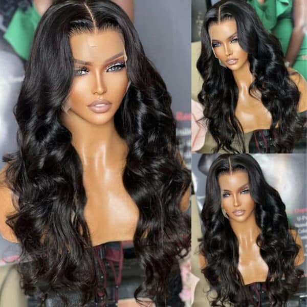 Extra 60% OFF | Sunber Deep Parting 7×5 Bye Bye Knots Pre-Cut Lace Body Wave Wig Human Hair - 20 / 7*5 Bye Bye Knots 180% Density