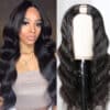 sunberupartwig6 Sunber Luxury Density Body Wave U Part Wig Glueless Human Hair Wigs - 28 / 250%