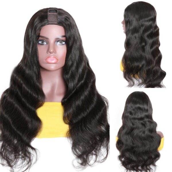 sunberupartwigs_2 Sunber Luxury Density Body Wave U Part Wig Glueless Human Hair Wigs - 28 / 250%