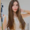1girls-colors-_jenjenmakeup clip-in hair extensions #6 light brown. - 20" / Classic