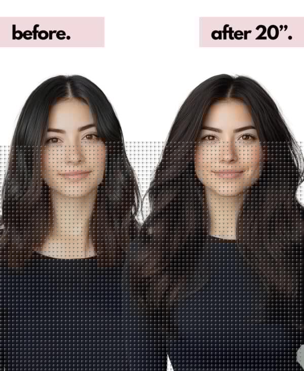 clip-in hair extensions #1c dark brown. - 20" / Extra Volume