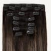 DSC02190-a clip-in hair extensions #2p10 ash brown balayage. - 24" / Classic