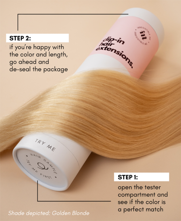 clip-in hair extensions #8 dark blonde. - 16" / Classic