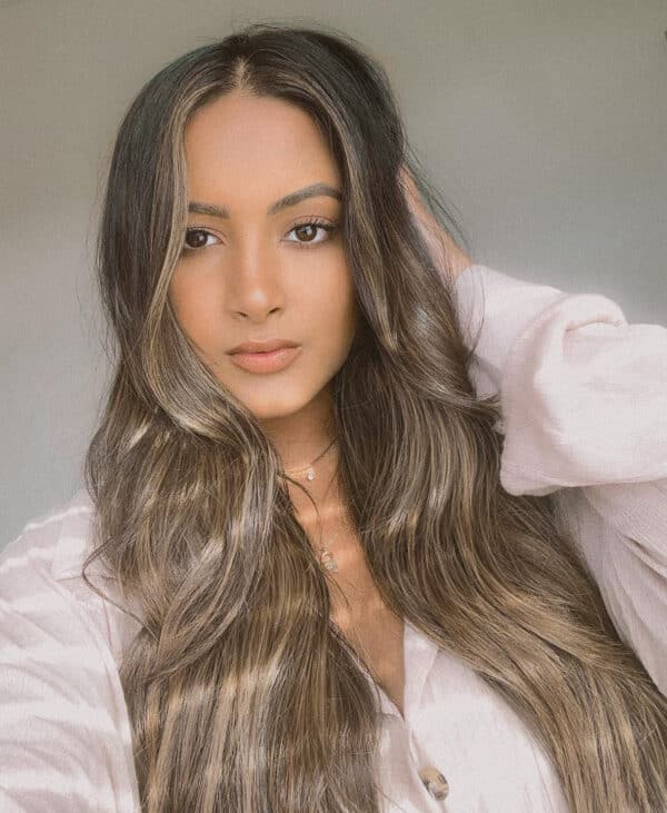 inv-girls-10-a invisible clip-in hair extensions #10 ash blonde. - 16" / Classic