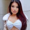 inv-girls-connie-99j invisible clip-in hair extensions #99J cherry red. - 20" / Classic