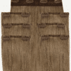 clip-in hair extensions #8 dark blonde. - 16" / Classic