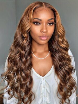 000ec409c294a6baa23eb123ab6e0c26 New H30/4 Brown Dark Color Body Wave Wig 180% Density Human Hair Wig - 13x4 Lace / Yes(+) / adri2curly Offer 24inch⭐