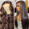 Extra 70% OFF | Sunber Trendiest Highlight Balayage Blonde Human Hair Lace Front Wigs - 18 / 13*4 Lace Front