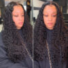 Sunber Water Wave 3Bundles Human Hair Weave Brazilian Virgin Hair Extensions for Black Women - 10 12 14
