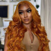 133-2_7cb19881-4a7e-4888-abb7-5845eb017b2e Glueless Wig Ginger Wig 13x4 Transparent HD Lace Front Wigs Body Wave Wig - 5x5 Lace / 180% / 30inch