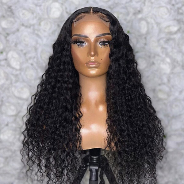 16 FABA Wigs Best 360 Transparent Lace Front Wigs Pre Cut Black Curly Wig - 360 Lace / 180% / 26inch