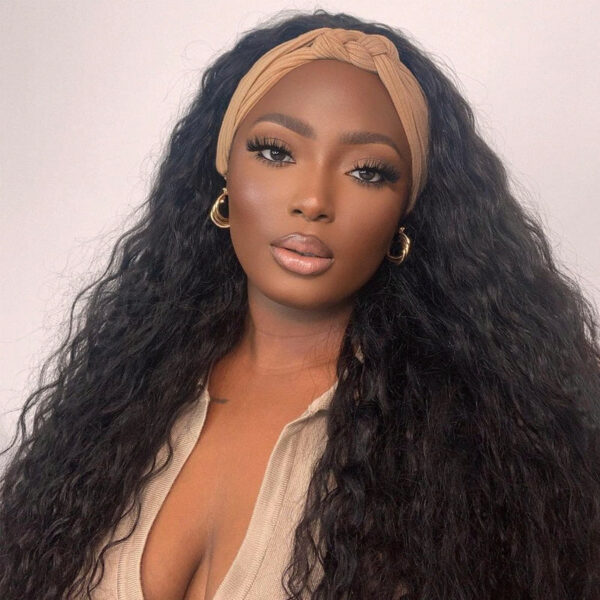 1_cf8ae2c9-f041-4651-88b9-acbf0fb074d1 Flash Sale Sunber Water Wave Glueless Headband Wig Human Hair Natural Color 180% Density - 20