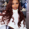 1girls-colors-33 clip-in volumizer #33 auburn. - 20" / 1 x Extra-large weft