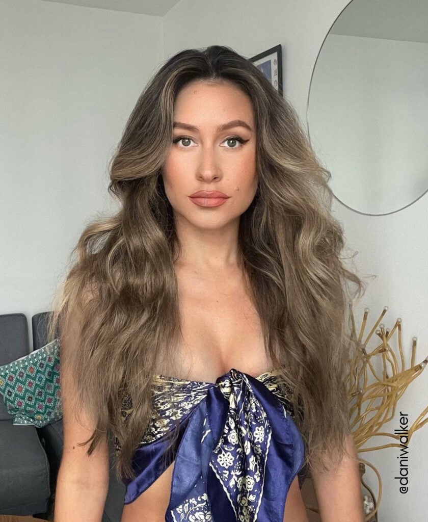 Invisible clip-in hair extensions #8 dark blonde. - 20" / Extra Volume