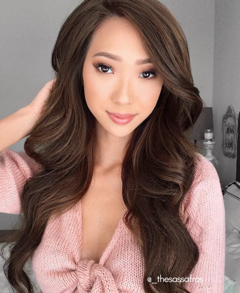 clip-in hair extensions #4 medium brown. - 20" / Extra Volume