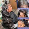 FABA Black Wig 4x4/13x4/13x6 Transparent Lace Front Wig 150% Density Wig - 13x4 Lace / NO / 26inch