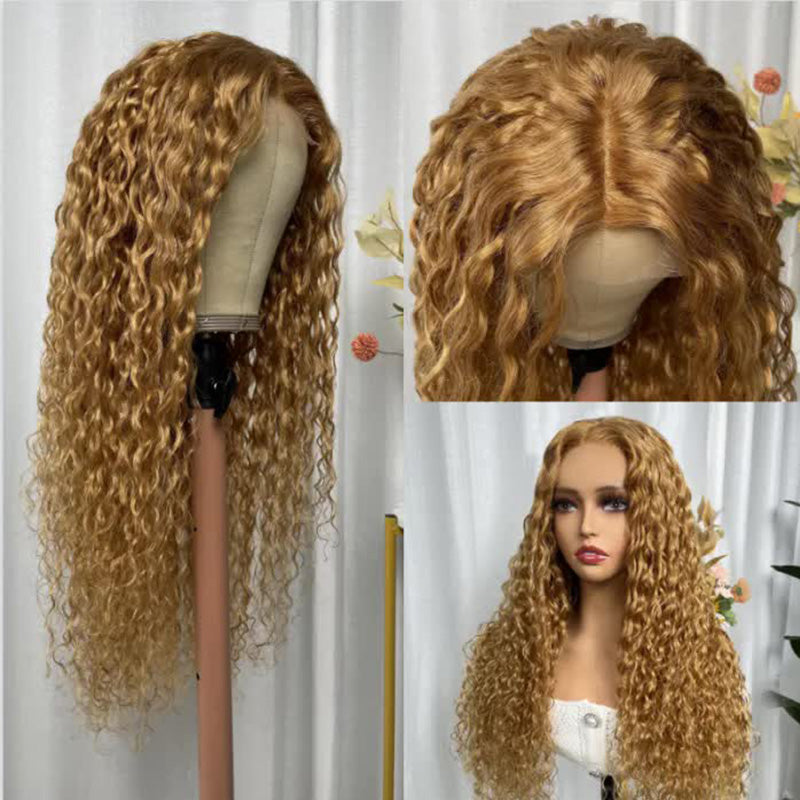 Pre-plucked Curly Hair 4x4/13x4/13x6 Lace Frontal Wigs 180% Density ...