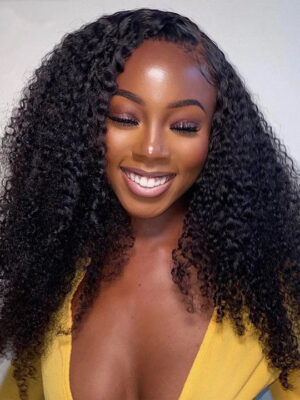 29d4da28-d300-44c6-b0aa-76e170b693af_bd6be432-6ec3-4975-aa88-145aafecdaae Flash Sale 0 Off Sunber Afro Kinky Curly 5x5 HD Transparent Lace Closure Wig 180% Density Glueless Human Hair Wig - 28