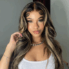 2_18758605-e0d4-4f8c-8529-e94bae7215b1 Balayage Body Wave Wig HD Lace Front Wigs Black With Honey Blonde Wig - 4x4 Lace / NO / 14inch