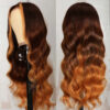 Ombre #4/30 Highlight Color Body Wave Lace Wig 4x4/13x4/13x6 Lace Front Wig - 13x4 Lace / 150% / 16inch